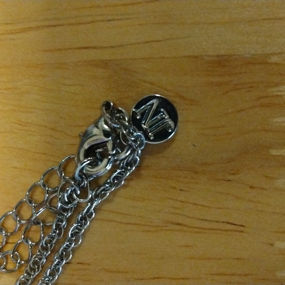 JN Sterling silver 12"drop chain w/ moveable crystal embellished teddy bear, EUC - Picture 4 of 6